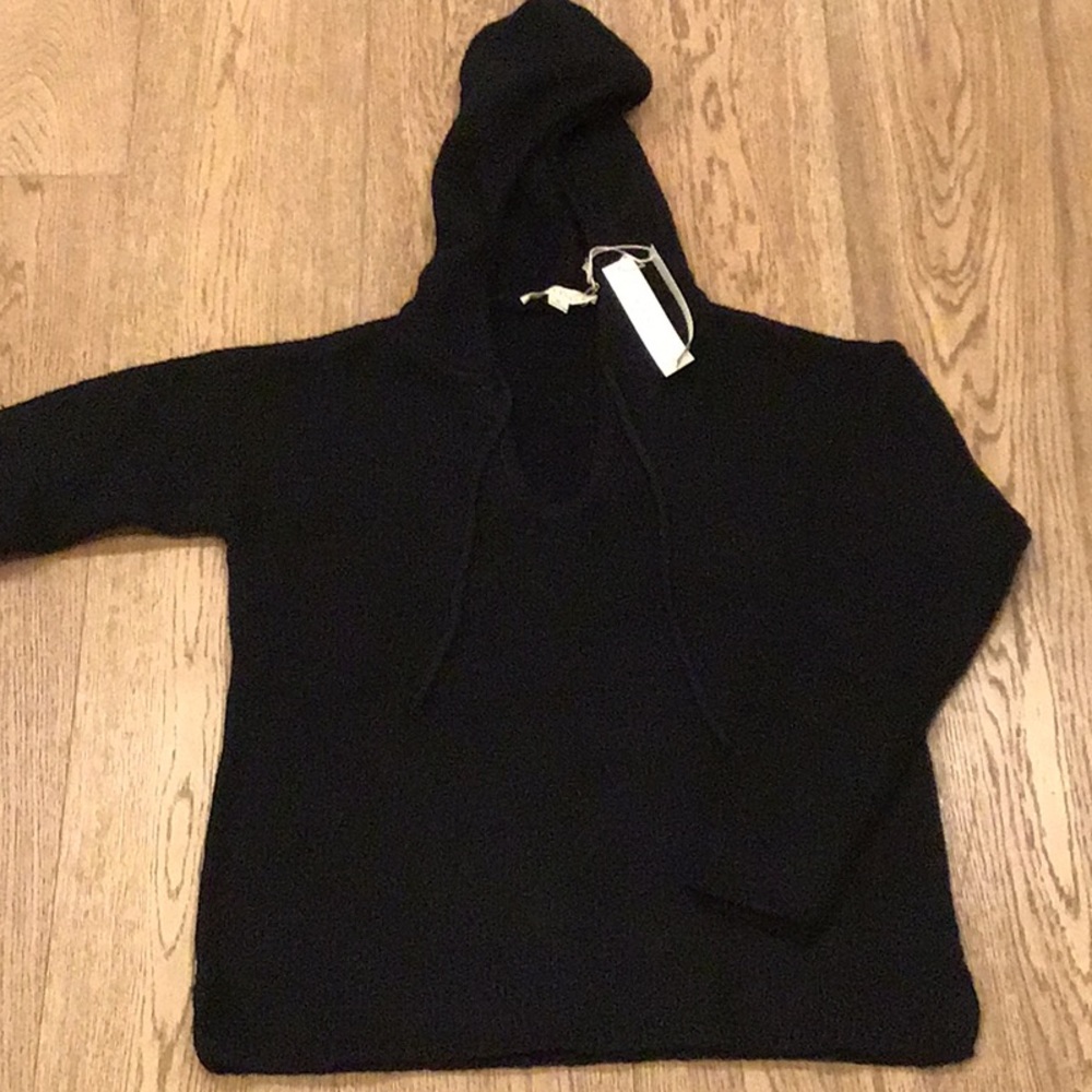 Lovestitch, NWT, Size Small, black hoodie sweater